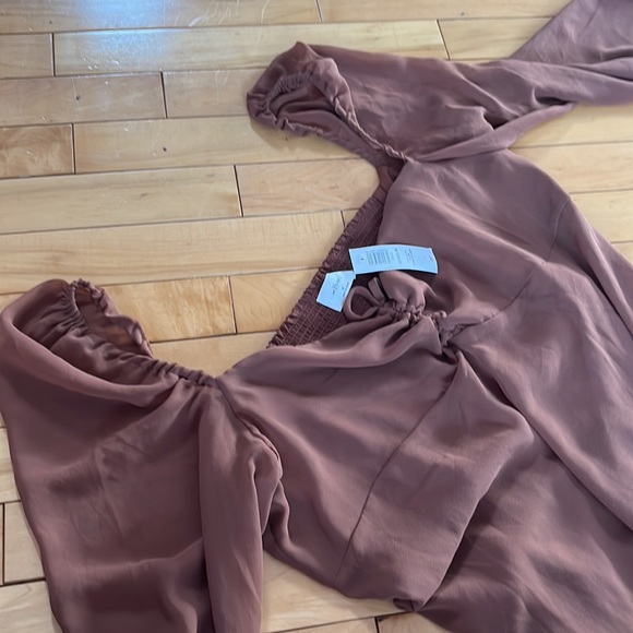 wilfred jacqueline dress epicurean brown NEW WITH TAGS - Picture 7 of 9